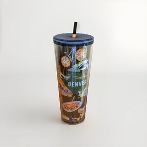 ⭐ Starbucks "Discovery Series" Denver Venti Cold Cup Tumbler NWT*